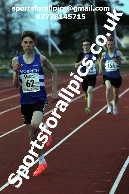 1500 metres, North East Grand Prix No. 1, Monkton on Wednesday, April 28th, 2021. Photo: David T. Hewitson/Sports for All Pics